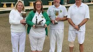 Michelle Lamb Sarah Doidge Ladies Pairs Mike Ward Barry Pinder Gents Pairs